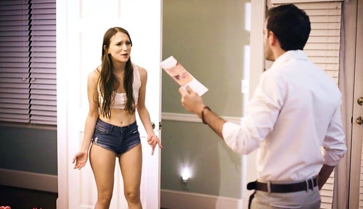 Izzy Lush took pity on the beaten guy with a deep suction of the penis